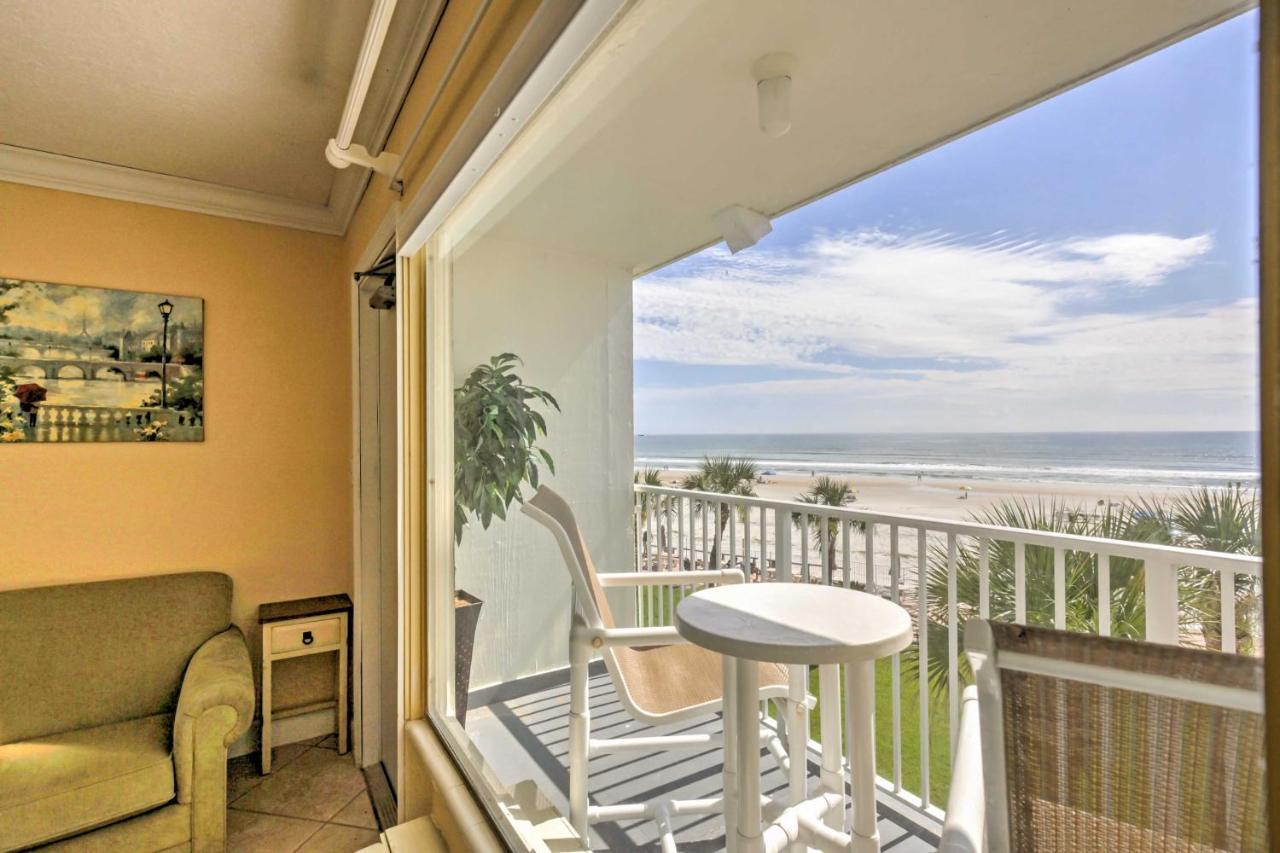 Daytona Beach Studio With Oceanfront Balcony And Pool! מראה חיצוני תמונה