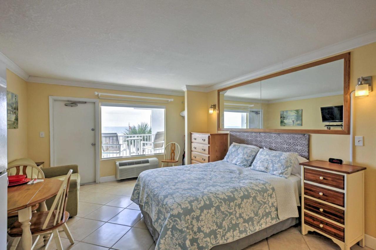 Daytona Beach Studio With Oceanfront Balcony And Pool! מראה חיצוני תמונה